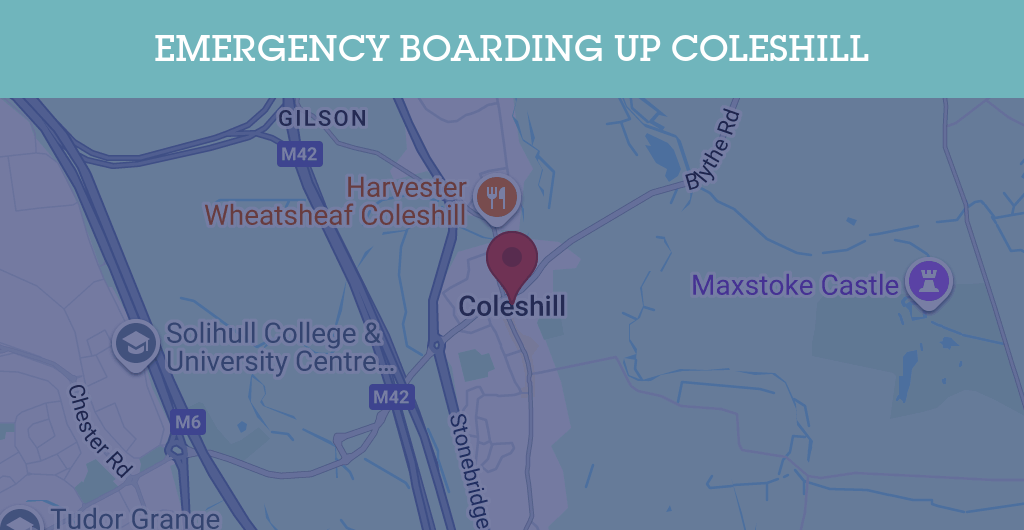 Emergency Boarding Up Services in Coleshill - HP7