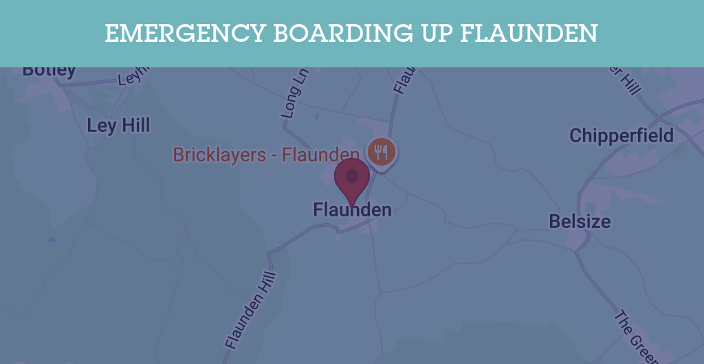 Emergency Boarding Up Services in Flaunden - HP3
