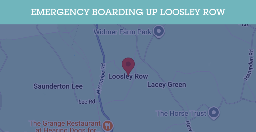 Emergency Boarding Up Services in Loosley Row - HP27