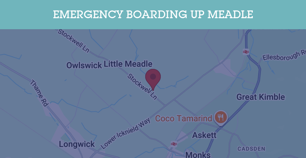 Emergency Boarding Up Services in Meadle - HP17