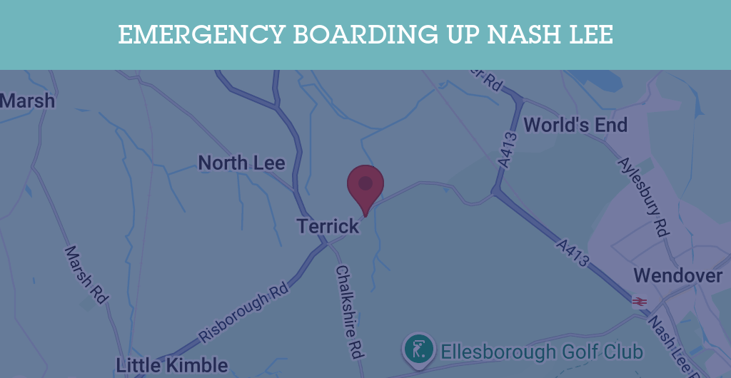 Emergency Boarding Up Services in Nash Lee - HP17