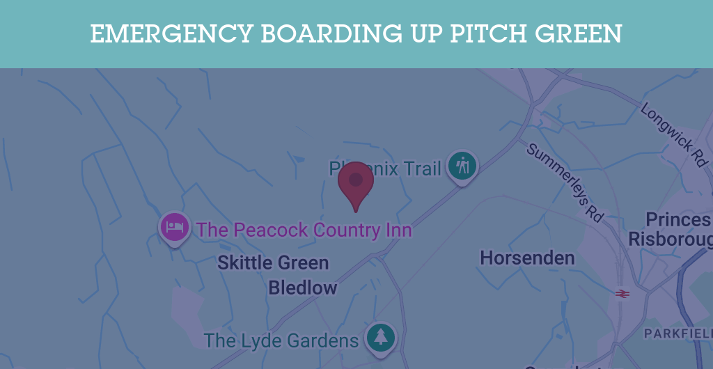 Emergency Boarding Up Services in Pitch Green - HP27