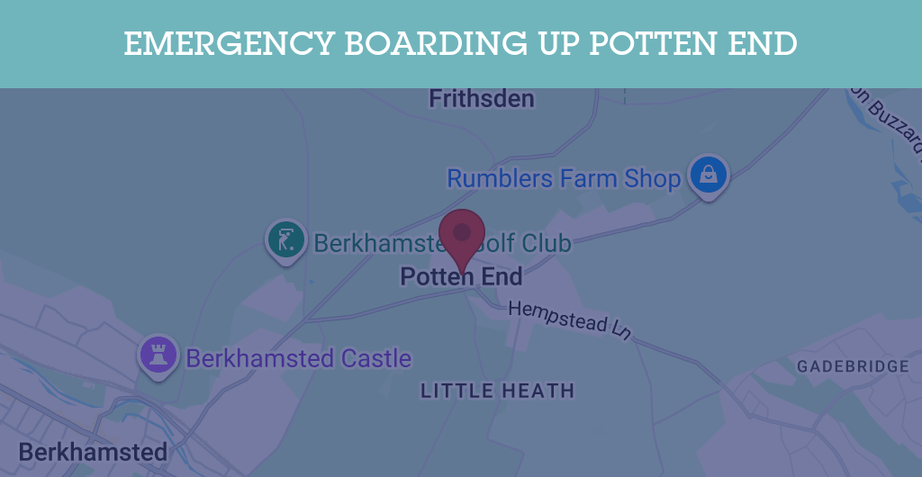 Emergency Boarding Up Services in Potten End - HP4
